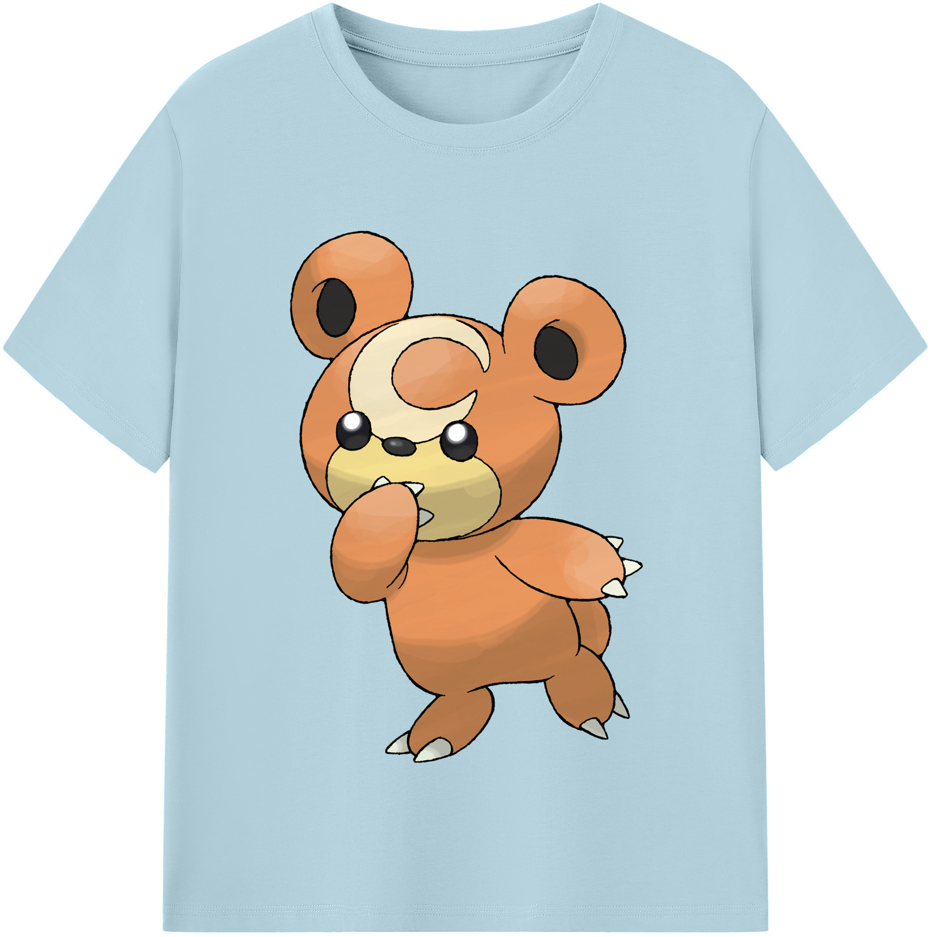 （画像用） ポケットモンスター Pokémon 綿100％半袖Tシャツ（フロントプリント）